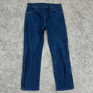 Vintage Wrangler Jeans Mens 34x30 (Fits 32x29) Blue Cowboy 13MWZ Western 90s USA